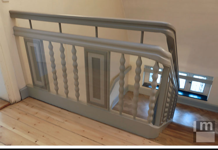 Andre Mispagel Projekt Referenz Öffentliches Bauen Villa Mercedes Burgdorf Treppenhaus-Sanierung